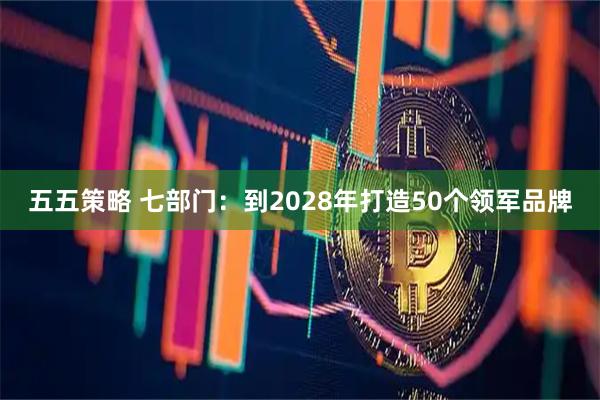 五五策略 七部门：到2028年打造50个领军品牌